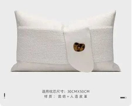Luxury Soft Jacquard Cushion Cover - Green & White - Julia M LifeStyles