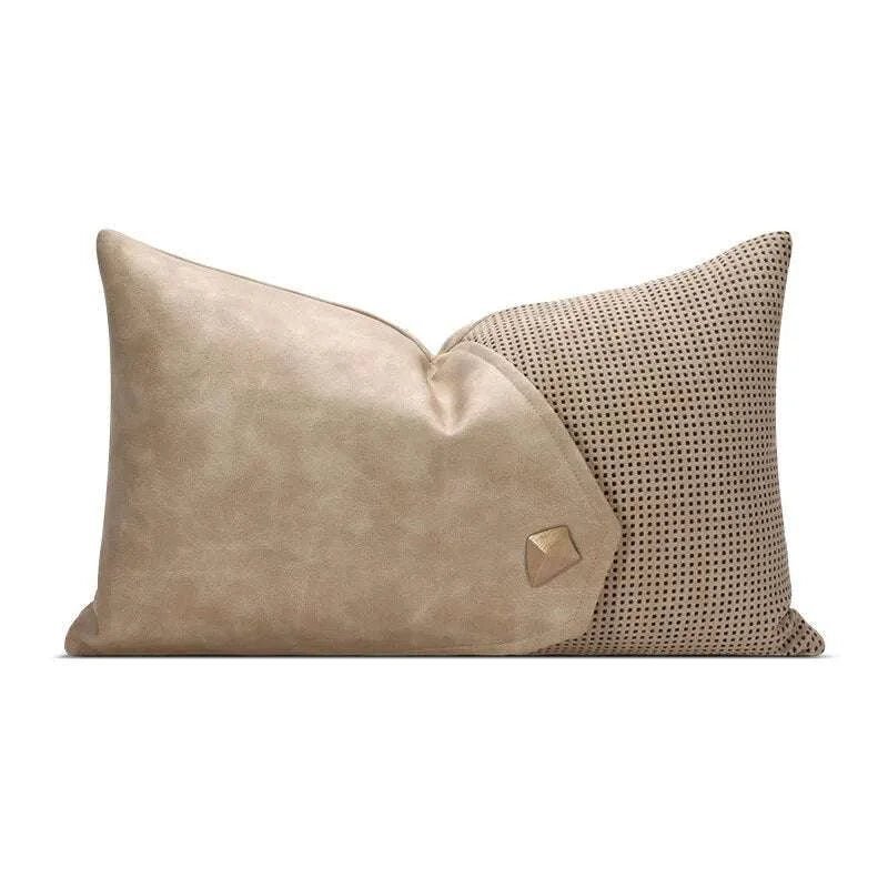 Luxury Soft Jacquard Cushion Cover - Green & White - Julia M LifeStyles