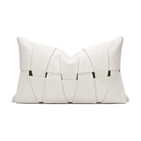 Luxury Soft Jacquard Cushion Cover - Green & White - Julia M LifeStyles