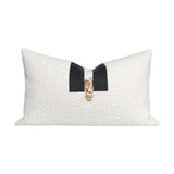 Luxury Soft Jacquard Cushion Cover - Green & White - Julia M LifeStyles