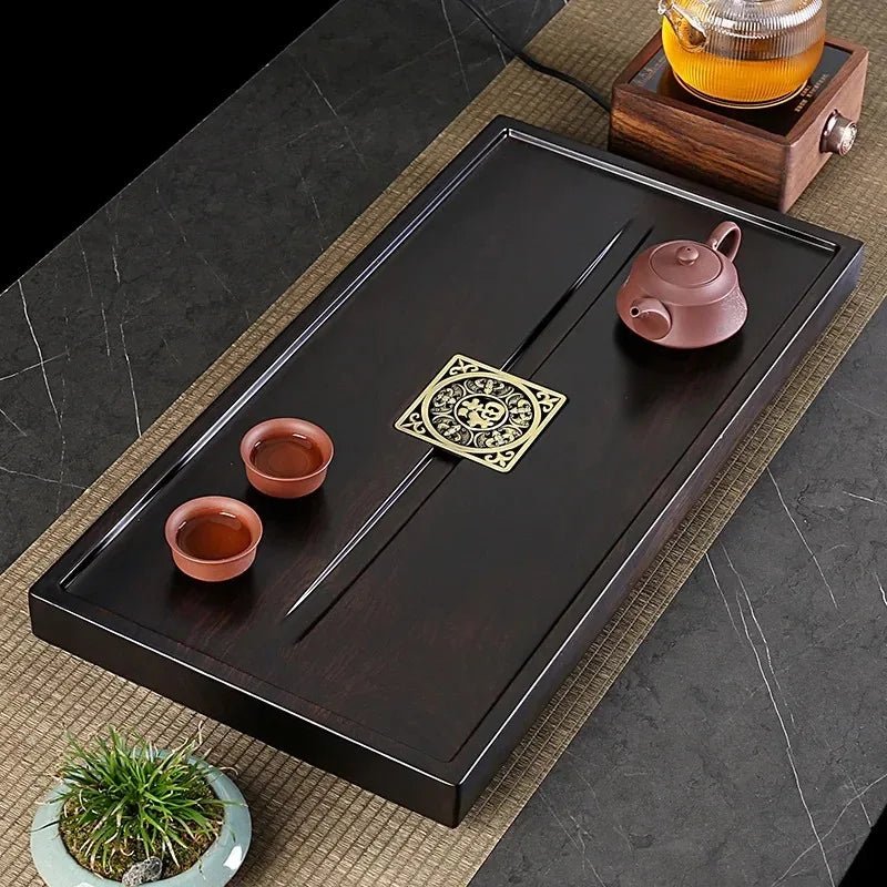 Luxury Solid Wood Gongfu Tea Tray 🌿 - Julia M LifeStyles