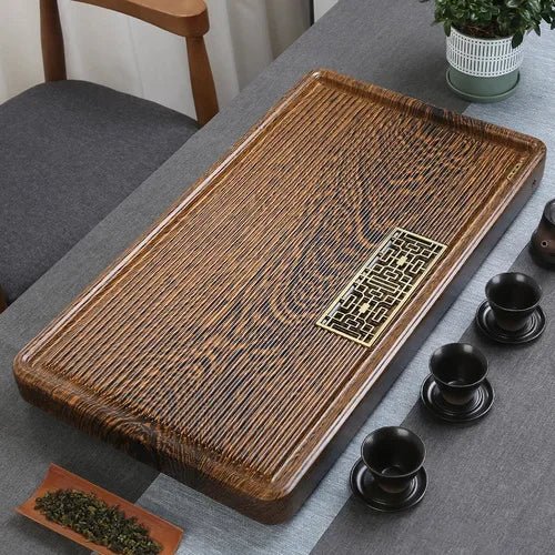 Luxury Solid Wood Gongfu Tea Tray 🌿 - Julia M LifeStyles