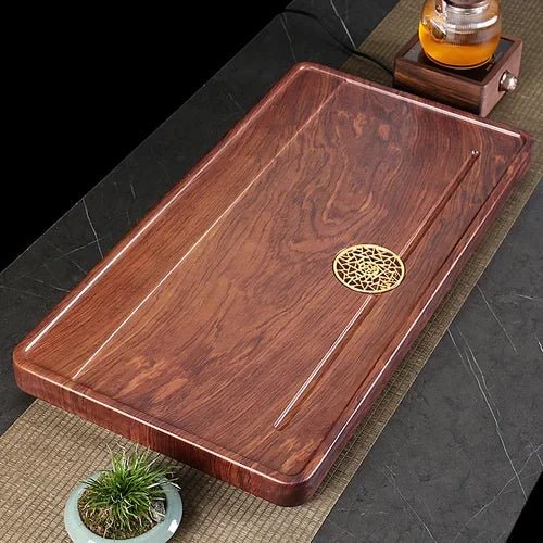 Luxury Solid Wood Gongfu Tea Tray 🌿 - Julia M LifeStyles