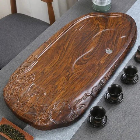 Luxury Solid Wood Gongfu Tea Tray 🌿 - Julia M LifeStyles