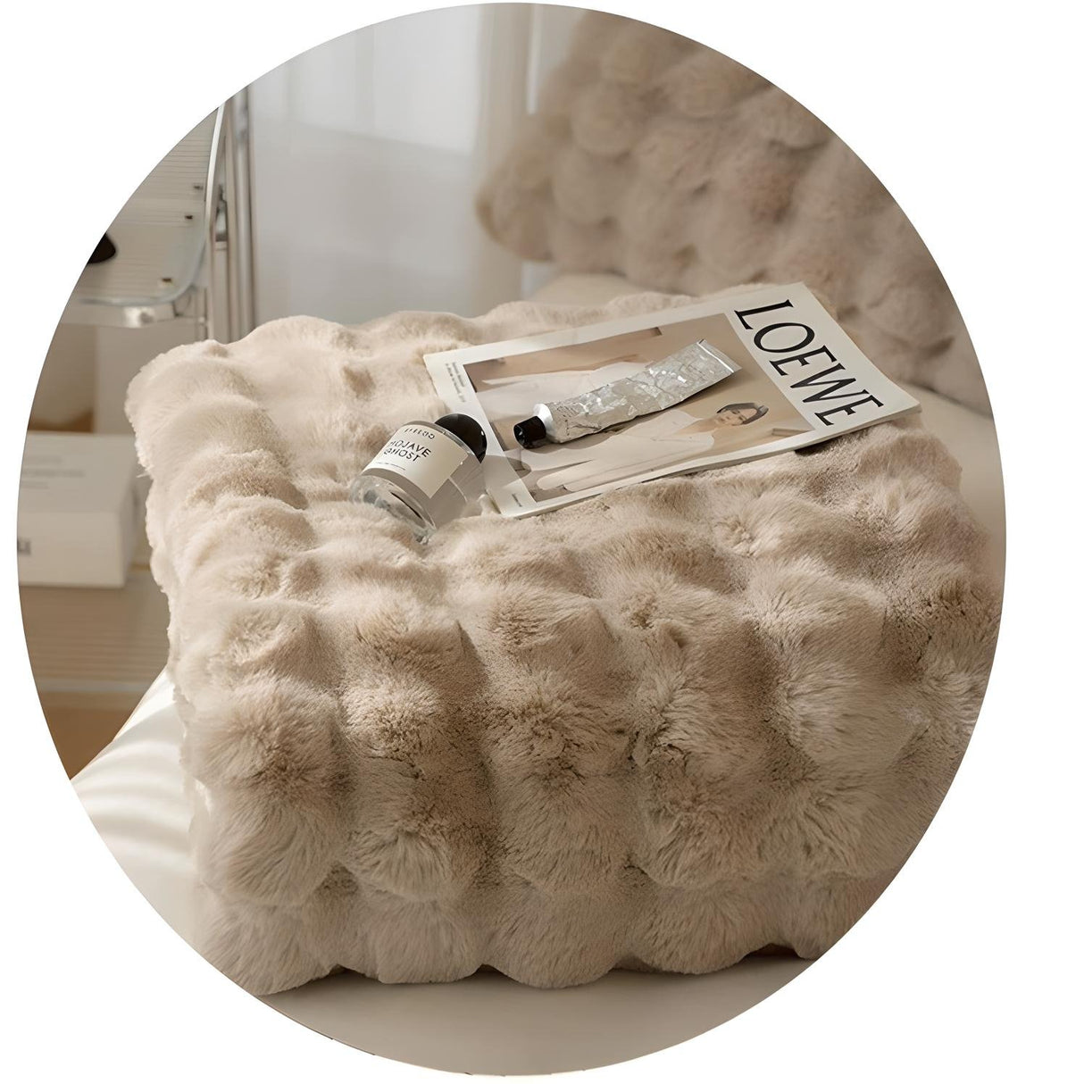 Luxury Thickened Rabbit Plush Blanket for Cozy Comfort - Julia M LifeStyles