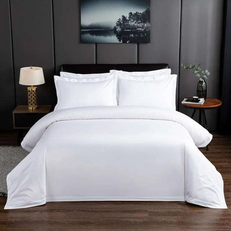 Luxury White Cotton Oversize Duvet Set - Julia M LifeStyles