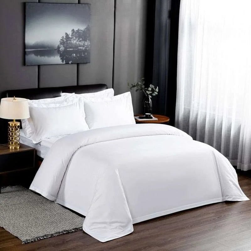 Luxury White Cotton Oversize Duvet Set - Julia M LifeStyles