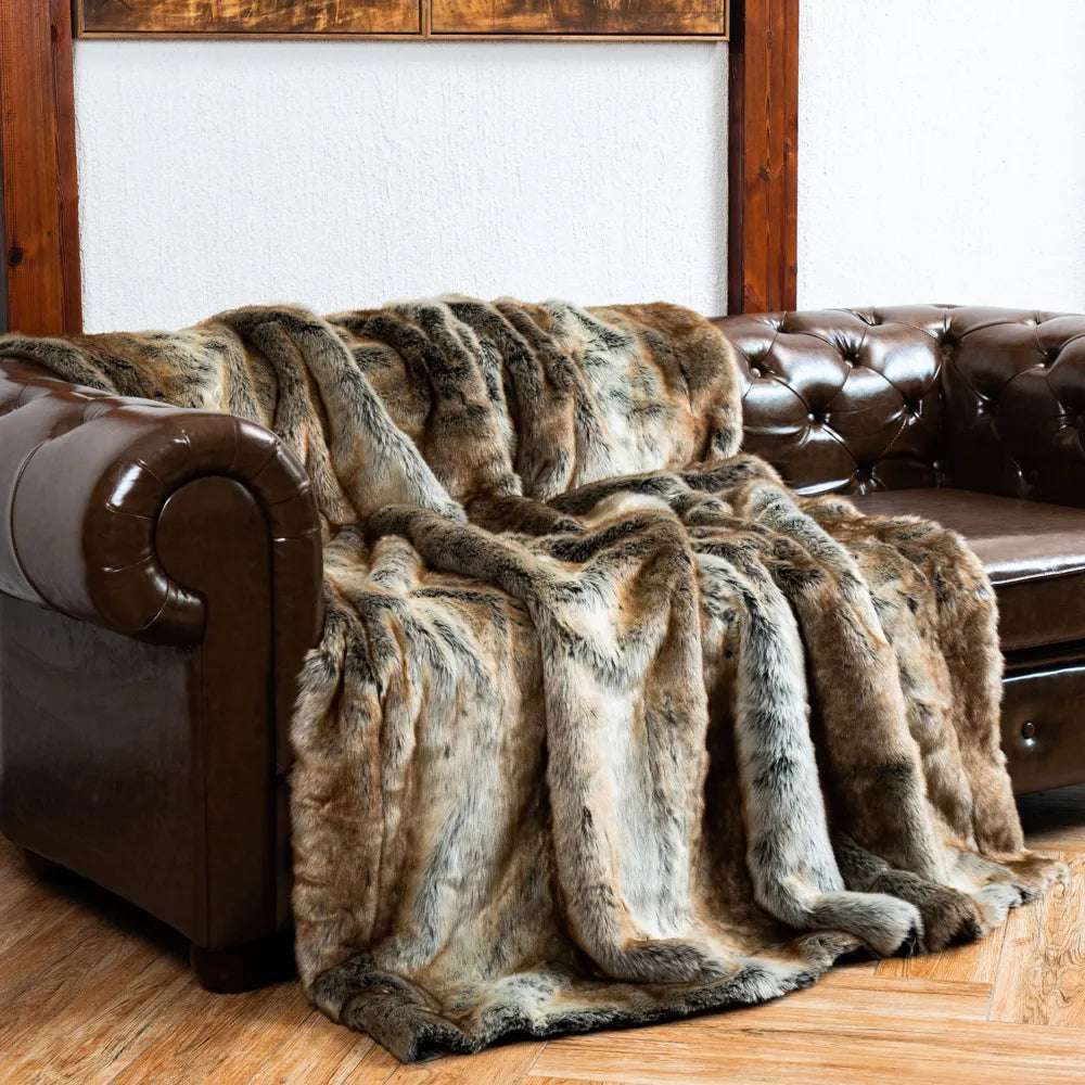 Luxury Winter Fur Blanket - Julia M LifeStyles