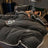 Luxury Winter Thermal Duvet Cover thermal duvet cover Julia M Home & Kitchen Dark Gray 150x200 Quilt cover 