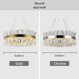 Magnificent Round Crystal Chandelier - Julia M LifeStyles