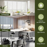 Manual Cordless Spring Zebra Blinds For Windows - Julia M LifeStyles