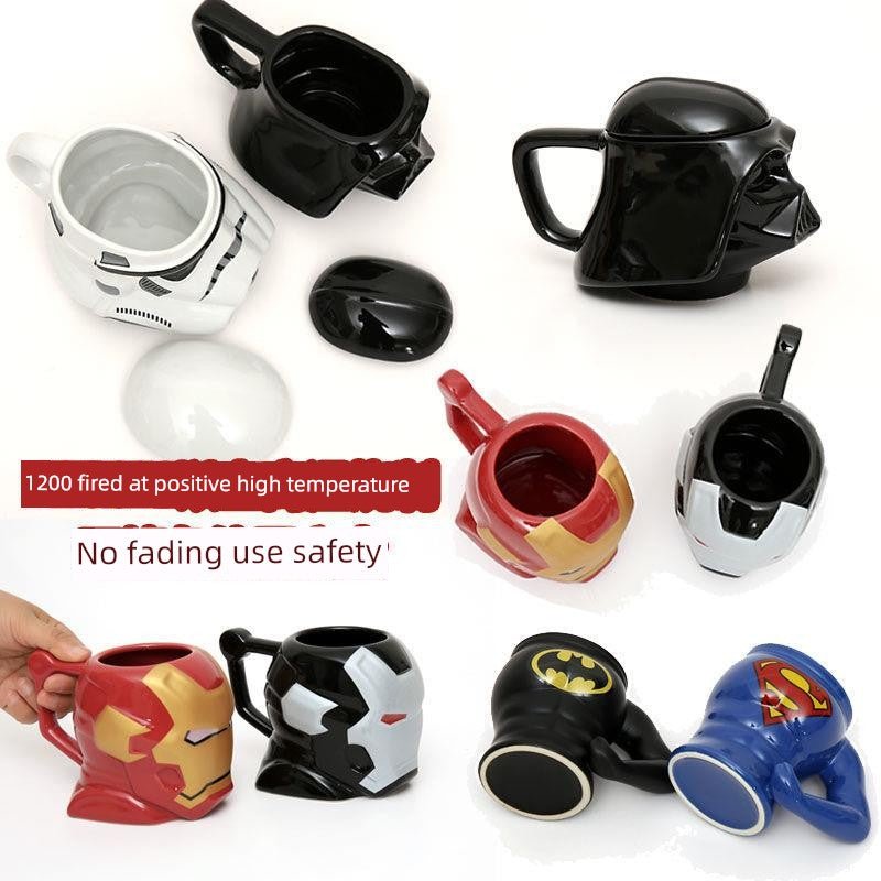 Marvel Heroes Ceramic Large Capacity Mug - Perfect for Coffee Lovers! - Julia M LifeStyles