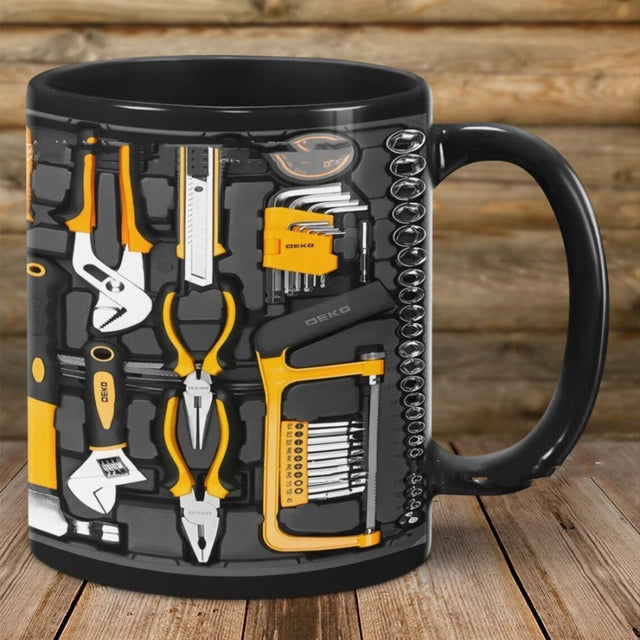 Mechanic Toolbox Ceramic Mug Household - Julia M LifeStyles