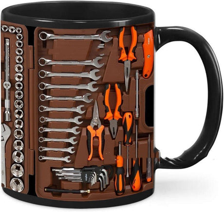 Mechanic Toolbox Ceramic Mug Household - Julia M LifeStyles