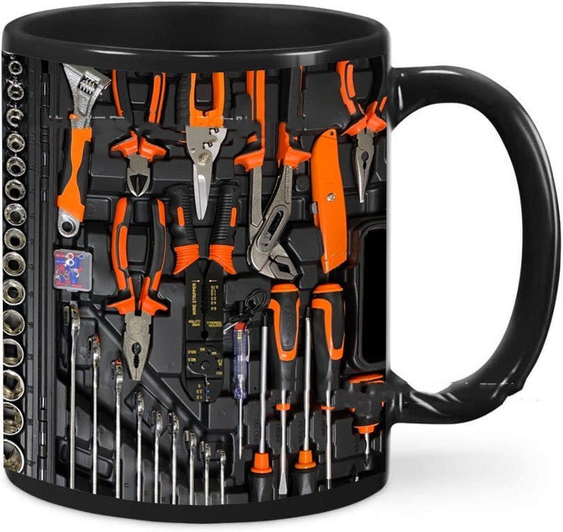 Mechanic Toolbox Ceramic Mug Household - Julia M LifeStyles