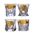 Medusa Gold Portrait Crystal Whiskey Cup - Julia M LifeStyles