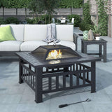 Metal Fire Pit - Enjoy Warmth and Ambiance fire pits Julia M Home & Kitchen   
