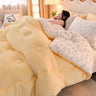 Thickened 3D Beanie Velvet Microfiber Winter Blanket - Julia M LifeStyles