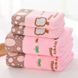 Microfiber Towel Set | Luxury Lace Embroidered Bath Towel Gift Set - Julia M LifeStyles