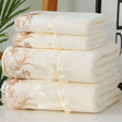 Microfiber Towel Set | Luxury Lace Embroidered Bath Towel Gift Set - Julia M LifeStyles