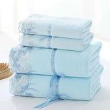 Microfiber Towel Set | Luxury Lace Embroidered Bath Towel Gift Set - Julia M LifeStyles