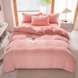 Milk Velvet Plaid Duvet Cover Set - Winter Comfort for Boys & Girls - Julia M LifeStyles