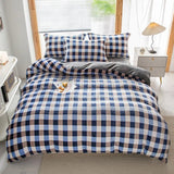 Milk Velvet Plaid Duvet Cover Set - Winter Comfort for Boys & Girls - Julia M LifeStyles