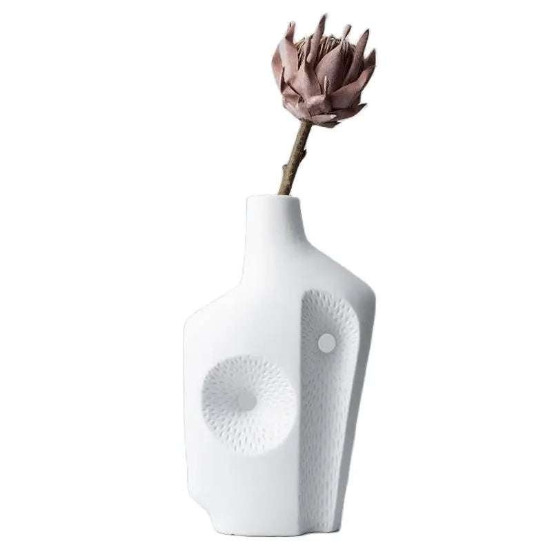 Minimalist Ceramic Vase: Modern Style Desk Decoration - Julia M LifeStyles