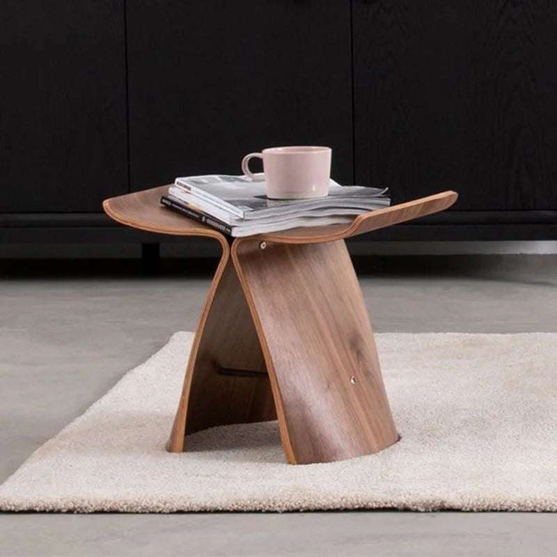 Modern Ash Plywood Butterfly Stool in 4 Stylish Colors - Julia M LifeStyles