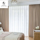 Modern Australian Cashmere Beige Blackout Velvet Curtains - Julia M LifeStyles