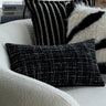 Modern Black and White Plaid Throw Pillow Cover 45x45cm - Julia M LifeStyles