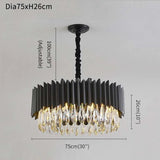 Modern Black Chandelier - Julia M LifeStyles