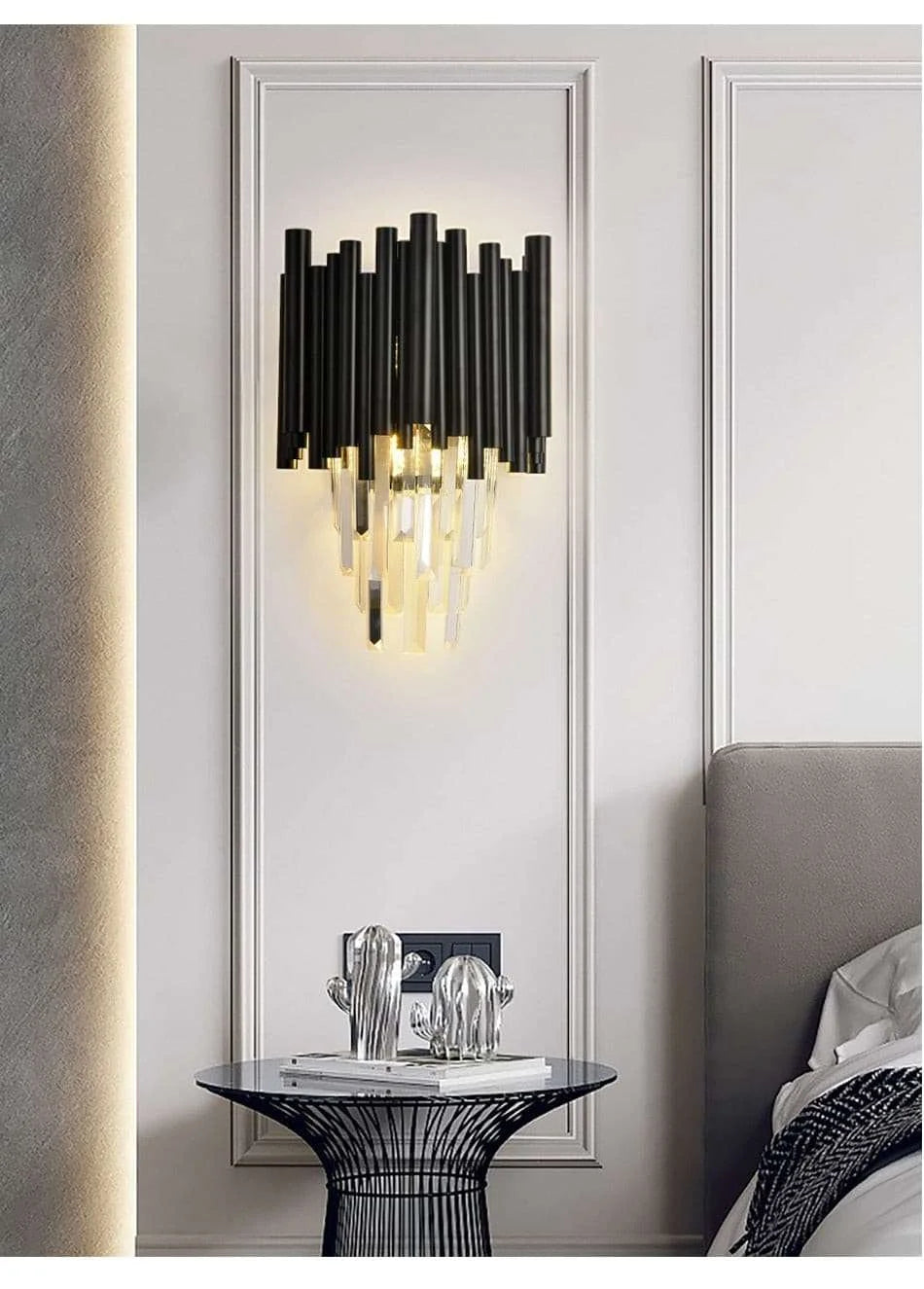 Modern Black Wall Lamp - Elevate Your Home's Ambiance wall light fixtures Julia M Home & Kitchen   