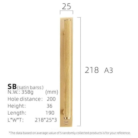 Modern Brass Furniture Handle & Knob - Julia M LifeStyles