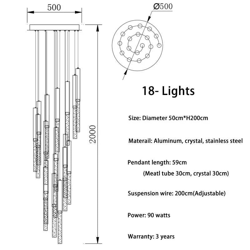 Modern Ceiling Led Chandelier - Illuminate Your Home - Julia M LifeStyles