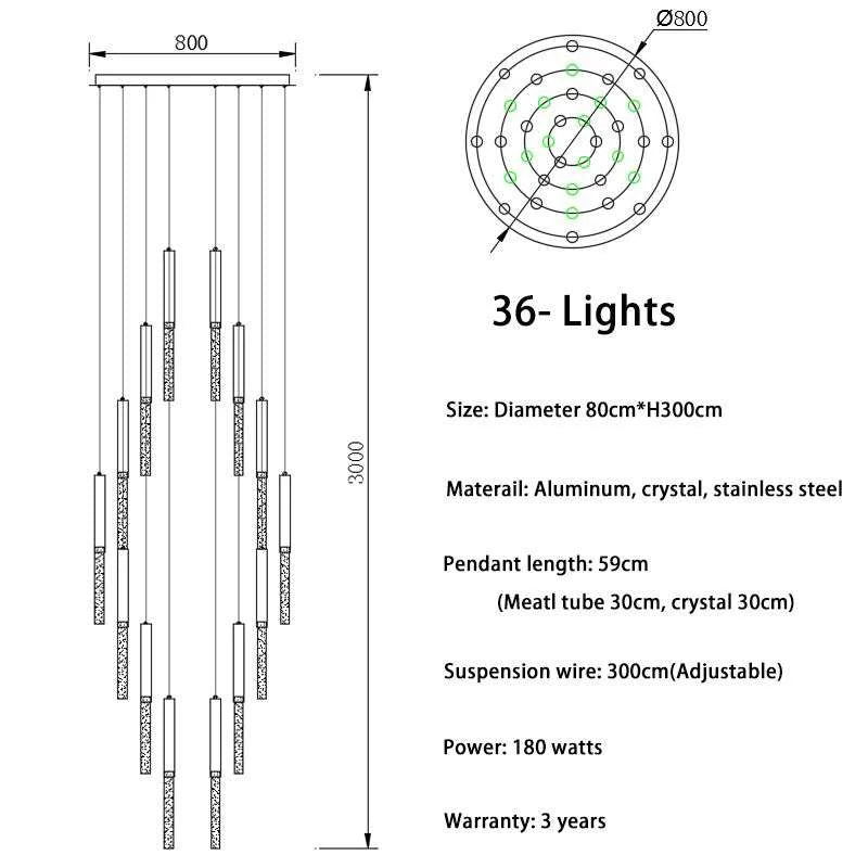 Modern Ceiling Led Chandelier - Illuminate Your Home - Julia M LifeStyles