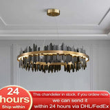 Modern Creative Circle LED Chandelier - Julia M LifeStyles