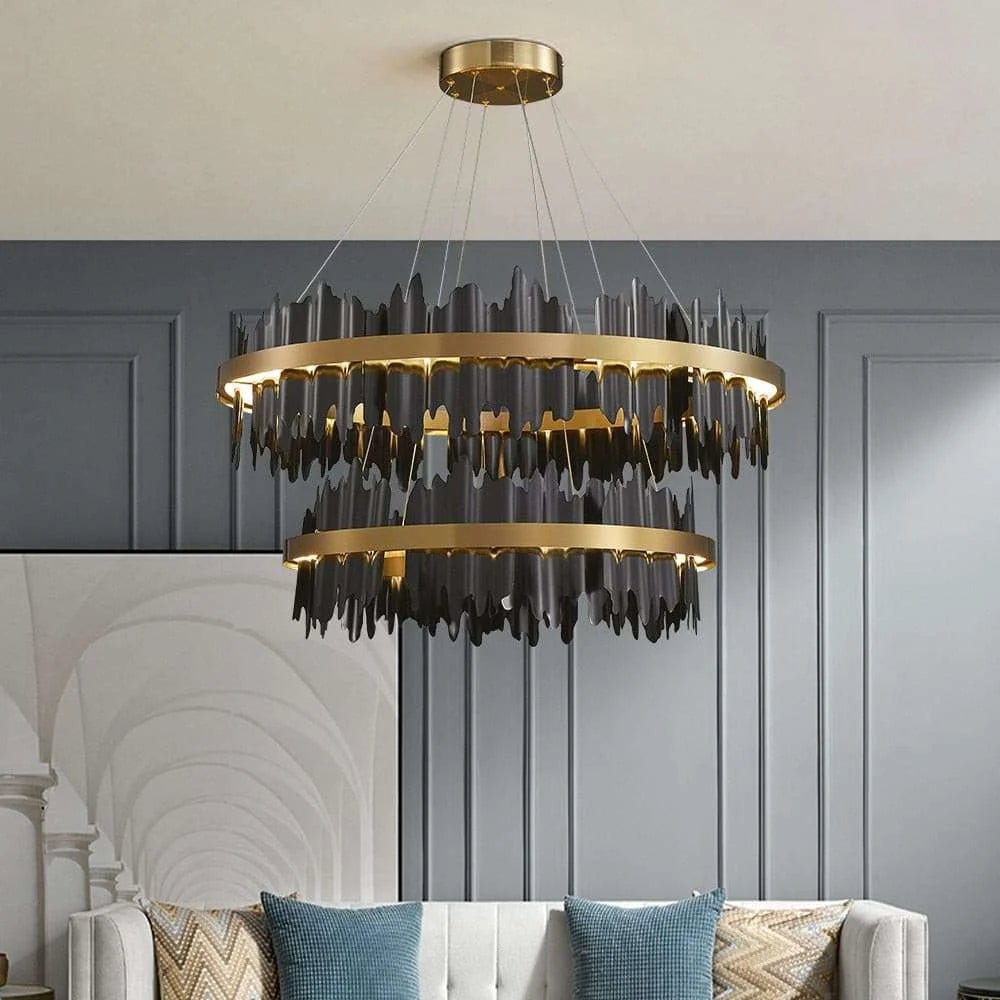 Modern Creative Circle LED Chandelier - Julia M LifeStyles