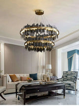 Modern Creative Circle LED Chandelier - Julia M LifeStyles