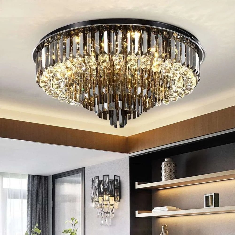 Modern Crystal Ceiling Light - Julia M LifeStyles