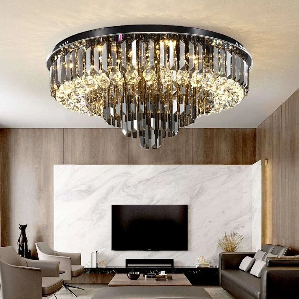 Modern Crystal Ceiling Light - Julia M LifeStyles