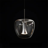 Modern Glass LED Pendant Lights Clear Hanging Lamp - Julia M LifeStyles