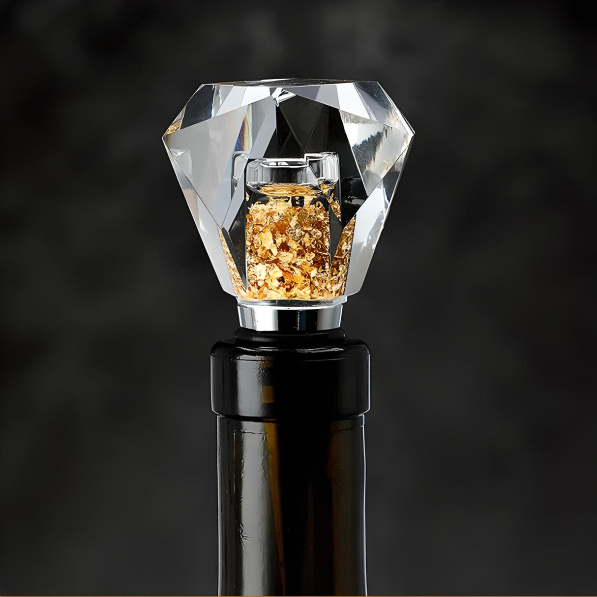 "Modern Glass Wine & Champagne Stopper" - Julia M LifeStyles