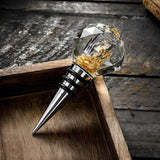 "Modern Glass Wine & Champagne Stopper" - Julia M LifeStyles