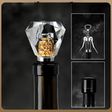 Elegant Glass Wine & Champagne Stopper - Julia M LifeStyles