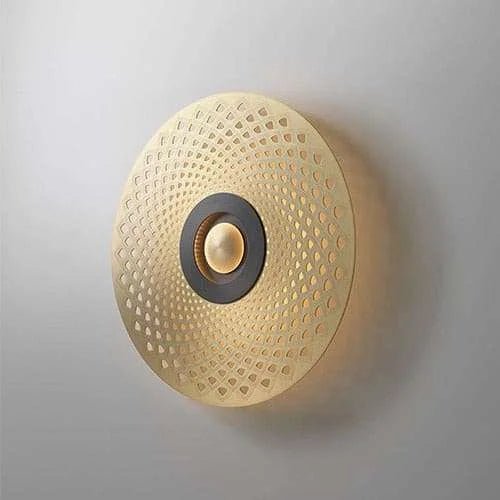 Modern Gold Oval LED Wall Sconce - Julia M LifeStyles