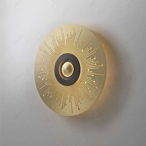 Modern Gold Oval LED Wall Sconce - Julia M LifeStyles