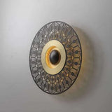 Modern Gold Oval LED Wall Sconce wall lighting fixtures Julia M Home & Kitchen   