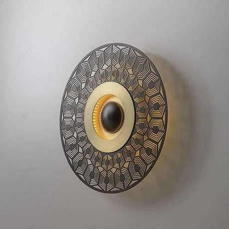 Modern Gold Oval LED Wall Sconce - Julia M LifeStyles