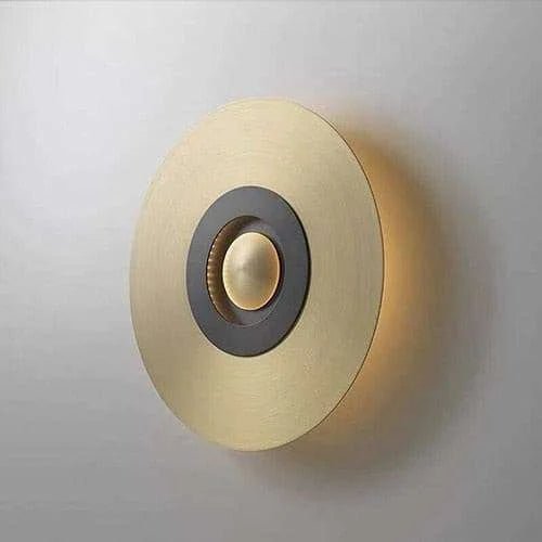 Modern Gold Oval LED Wall Sconce - Julia M LifeStyles